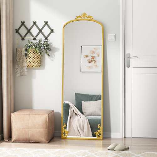 Elinborg Full Length Floor And Wall Carving Mirror 